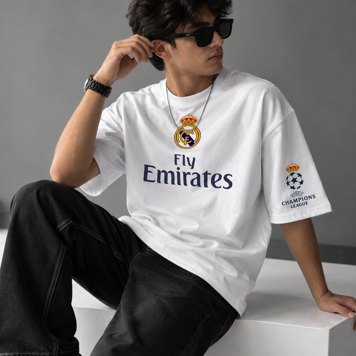 Real Madrid Legacy Oversized Tee