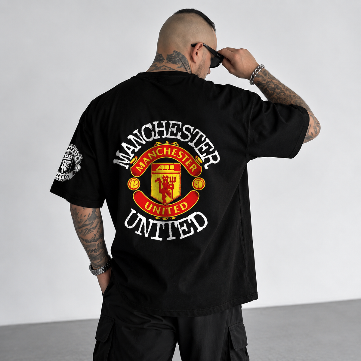 Manchester United Heritage Oversized Tee