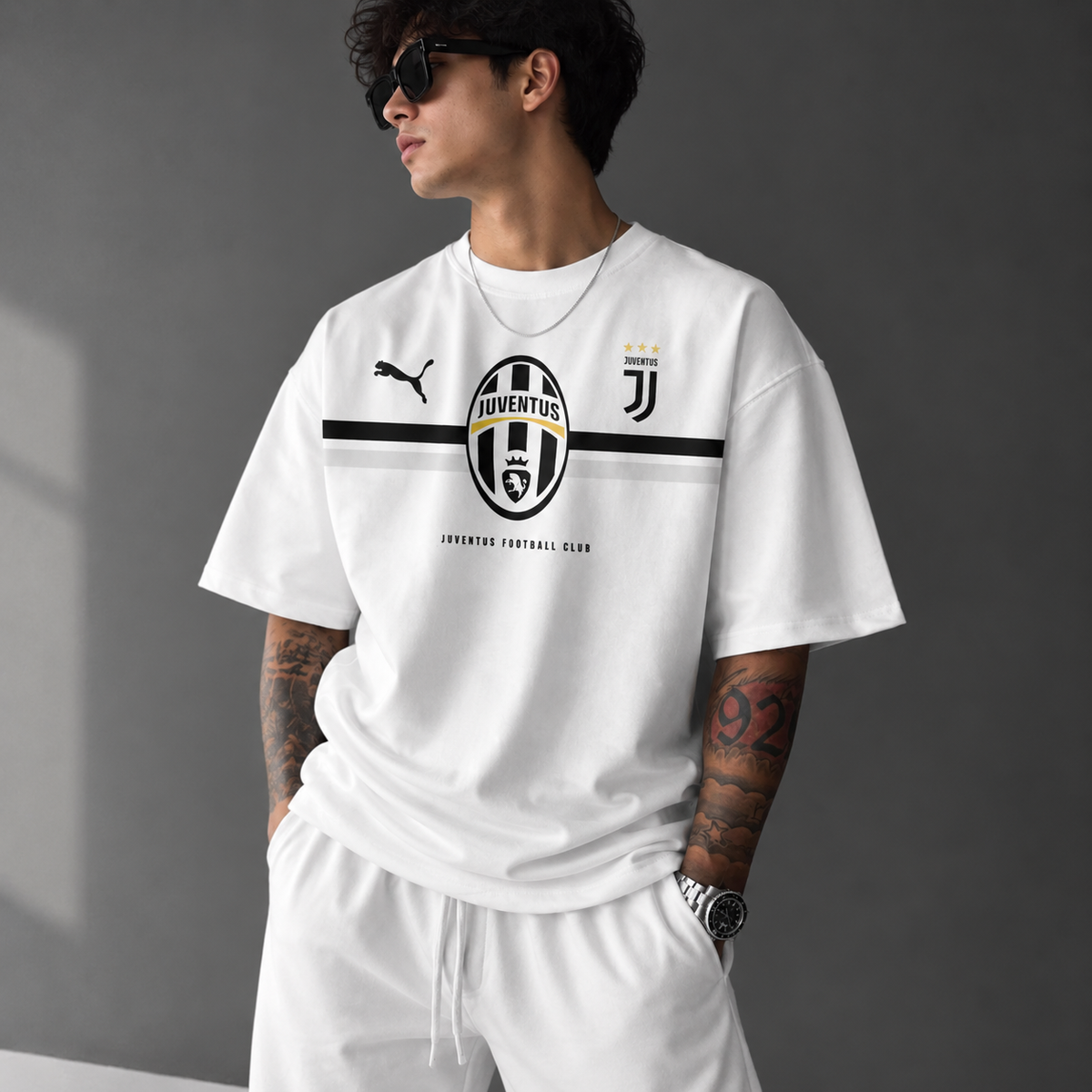 Juventus Classic Heritage Oversized Tee