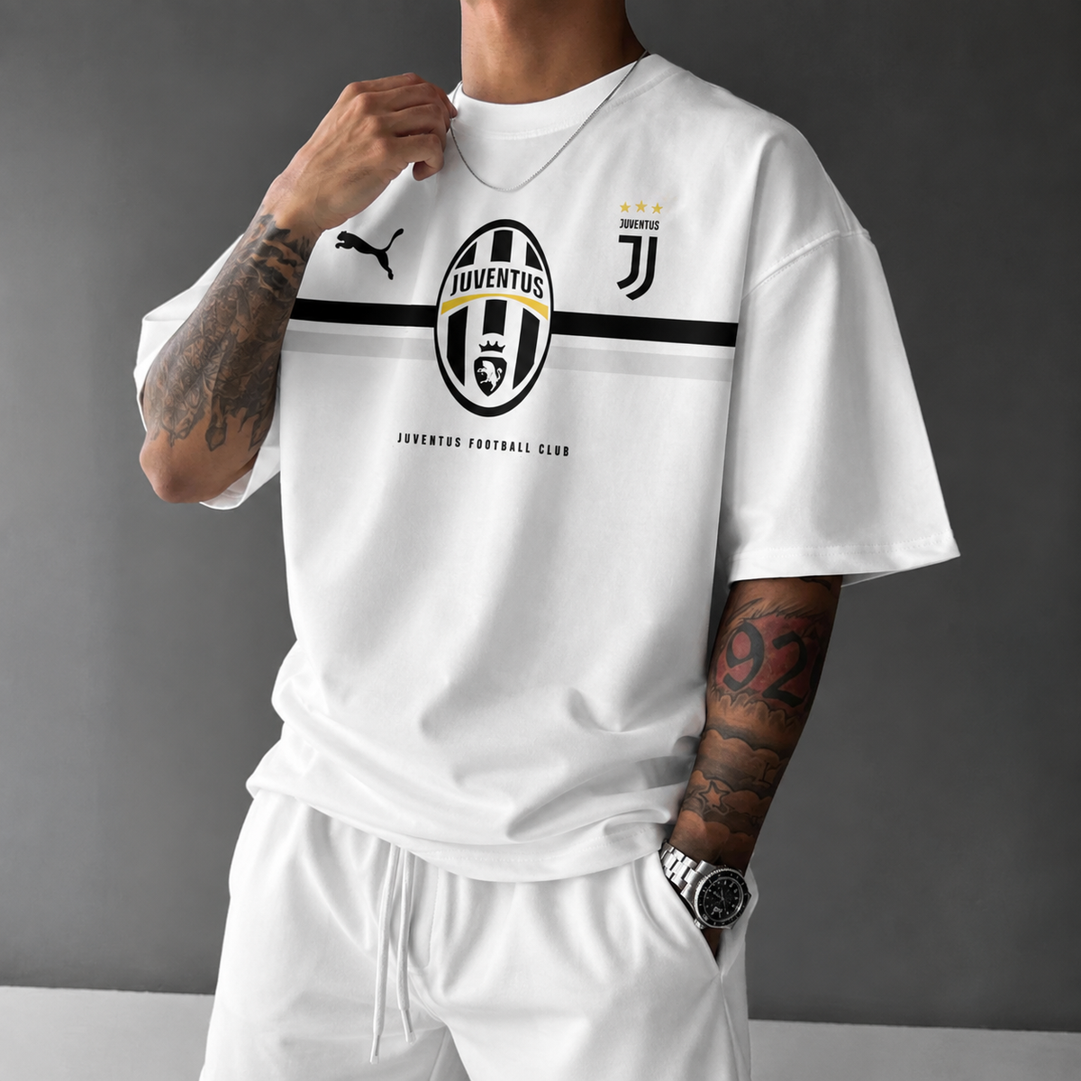 Juventus Classic Heritage Oversized Tee