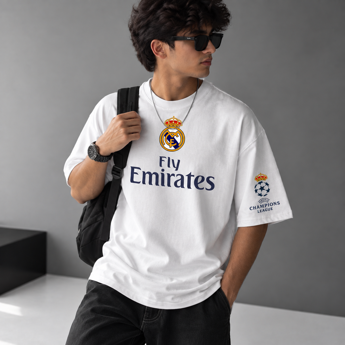 Real Madrid Legacy Oversized Tee