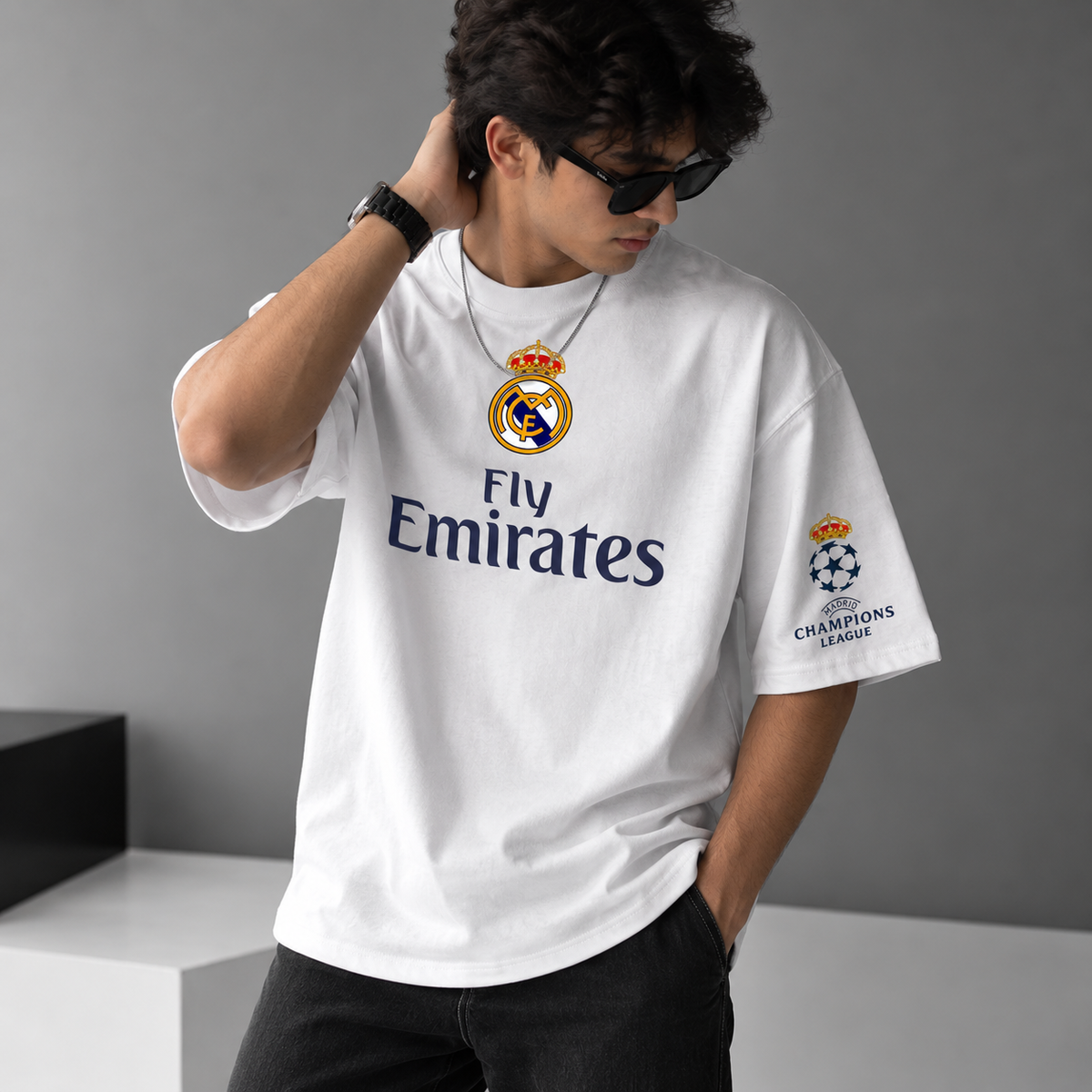 Real Madrid Legacy Oversized Tee