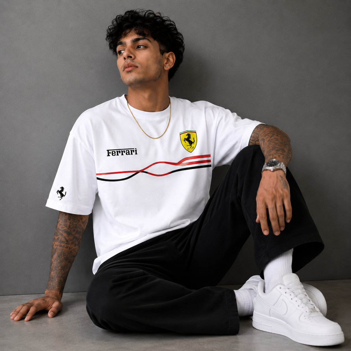 Ferrari Racing Heritage Oversized T-Shirt