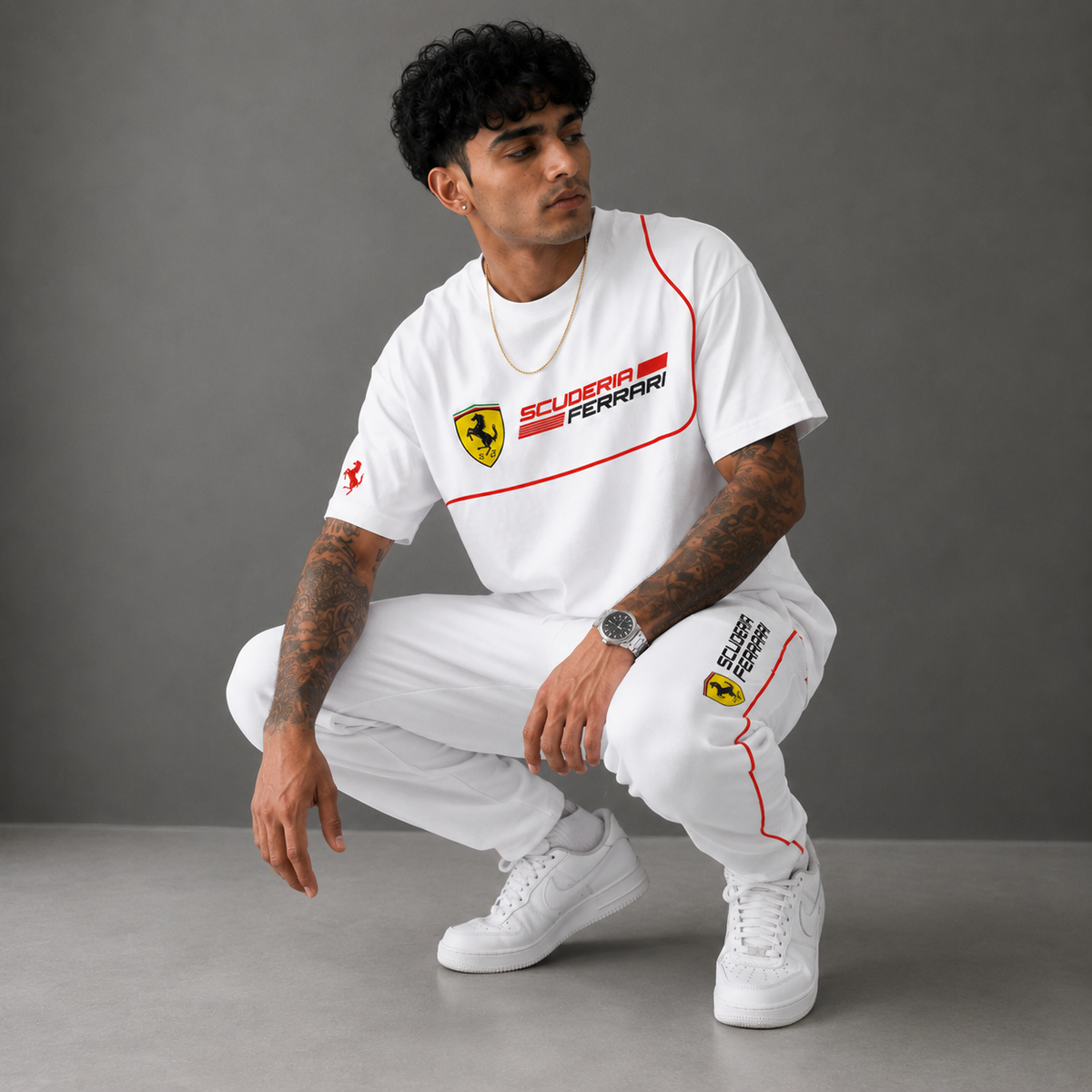 Scuderia Ferrari Circuit Edge Oversized T-Shirt
