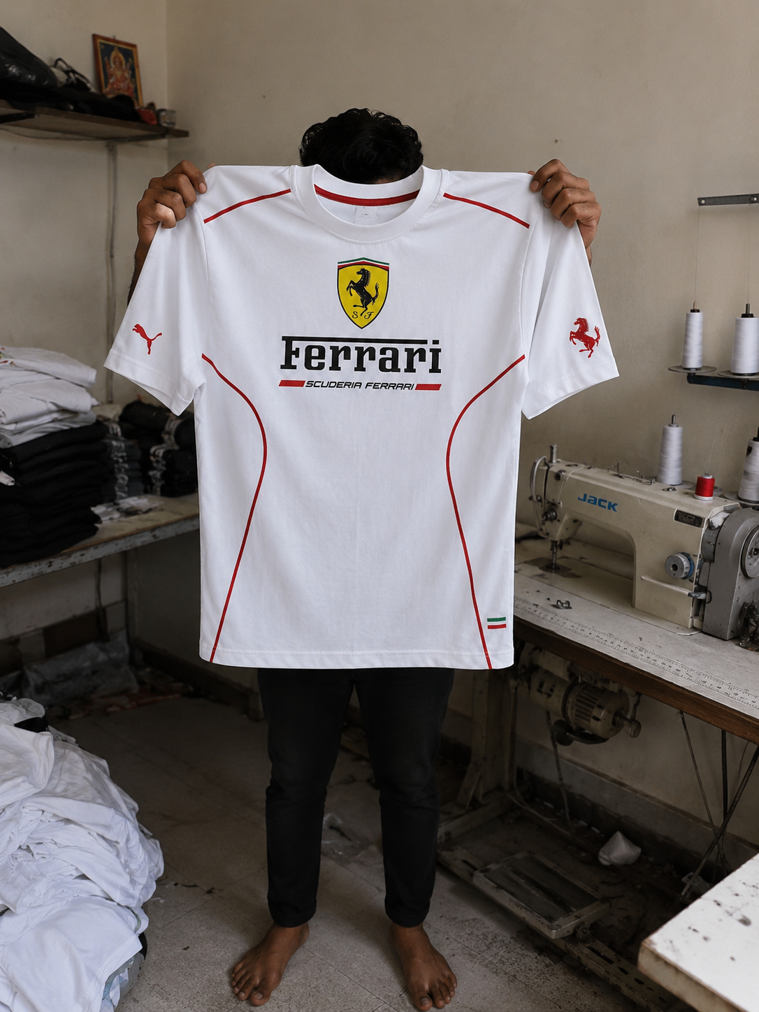 Ferrari Grand Prix Heritage Oversized T-Shirt