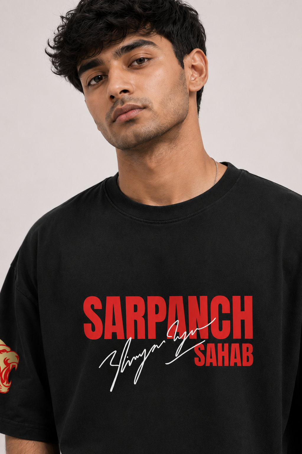 Sarpanch Sahab ’96 Oversized Tee