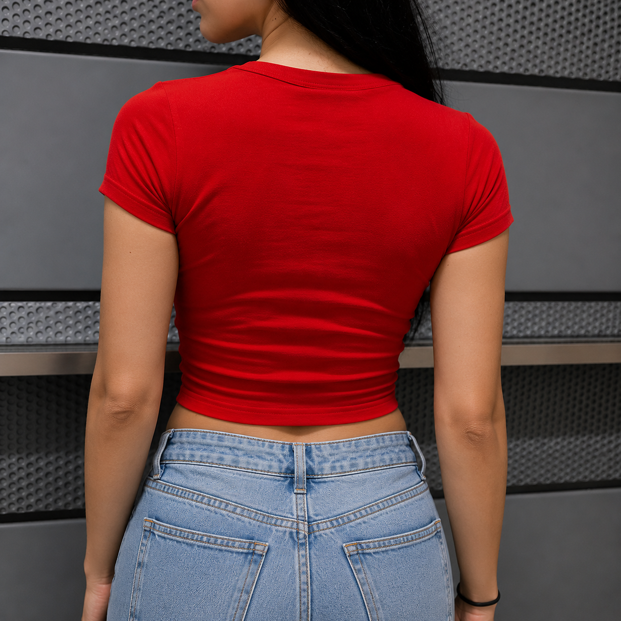 Wakanda Forever Red Baby Tee – Superhero Streetwear Crop Top