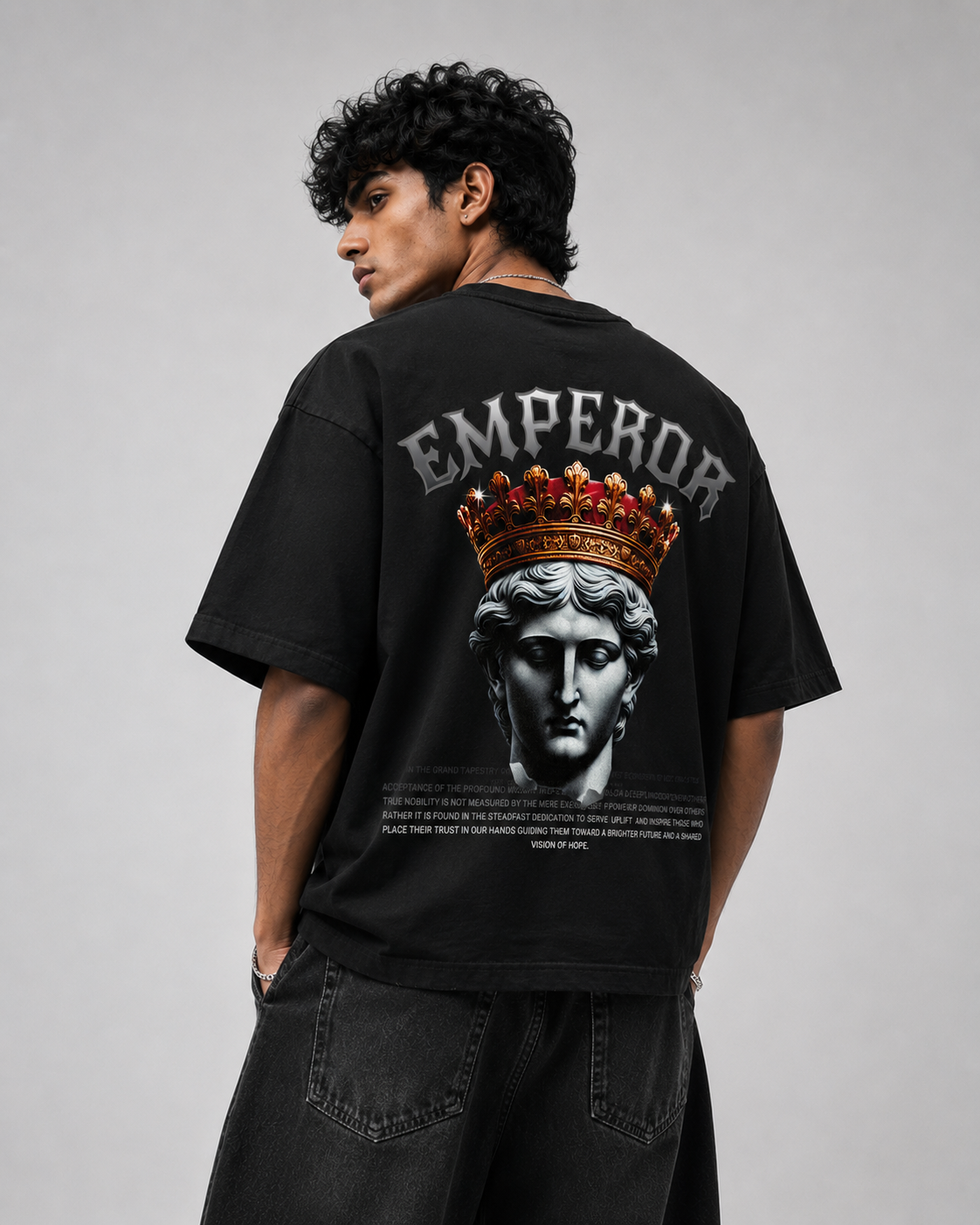 EMPEROR — Crowned Legacy Oversized Tee