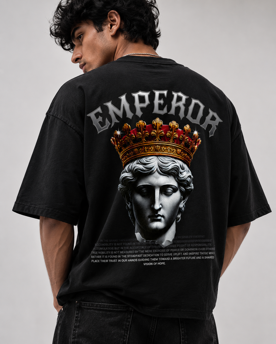 EMPEROR — Crowned Legacy Oversized Tee