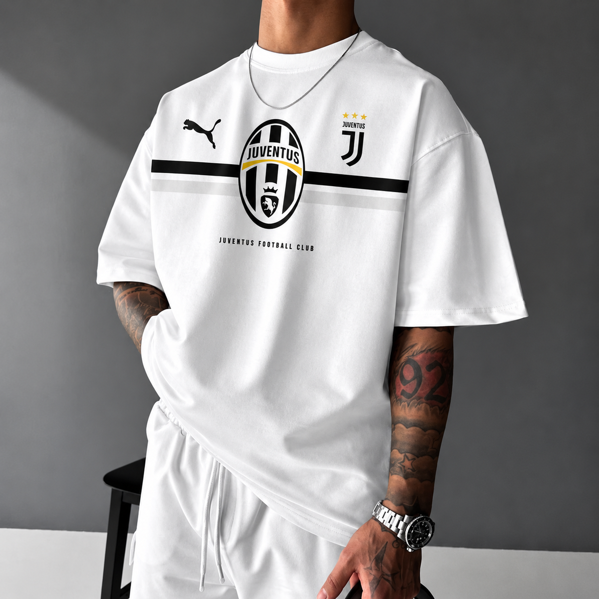 Juventus Classic Heritage Oversized Tee