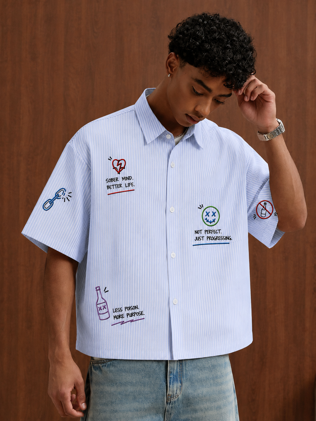 Sober State Half-Boxy Shirt