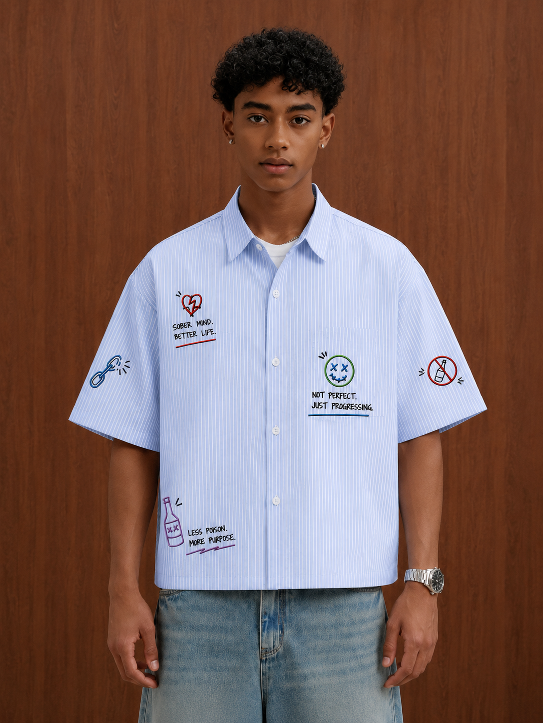 Sober State Half-Boxy Shirt