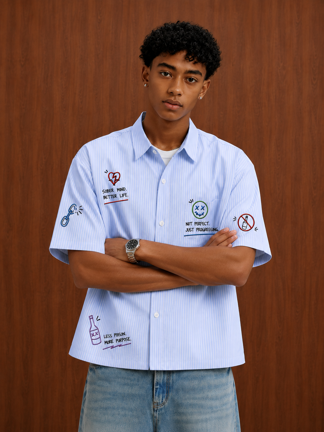 Sober State Half-Boxy Shirt