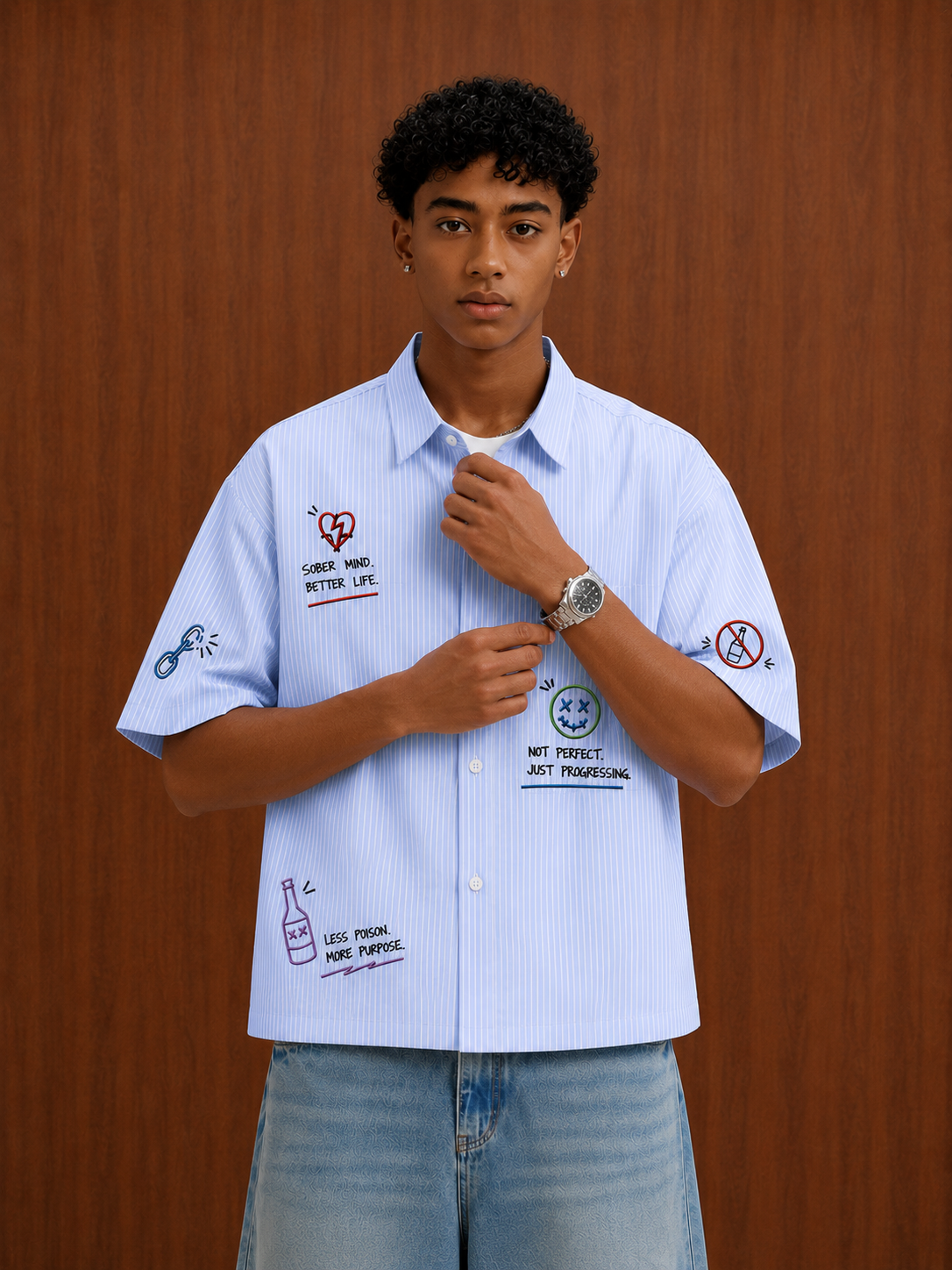 Sober State Half-Boxy Shirt