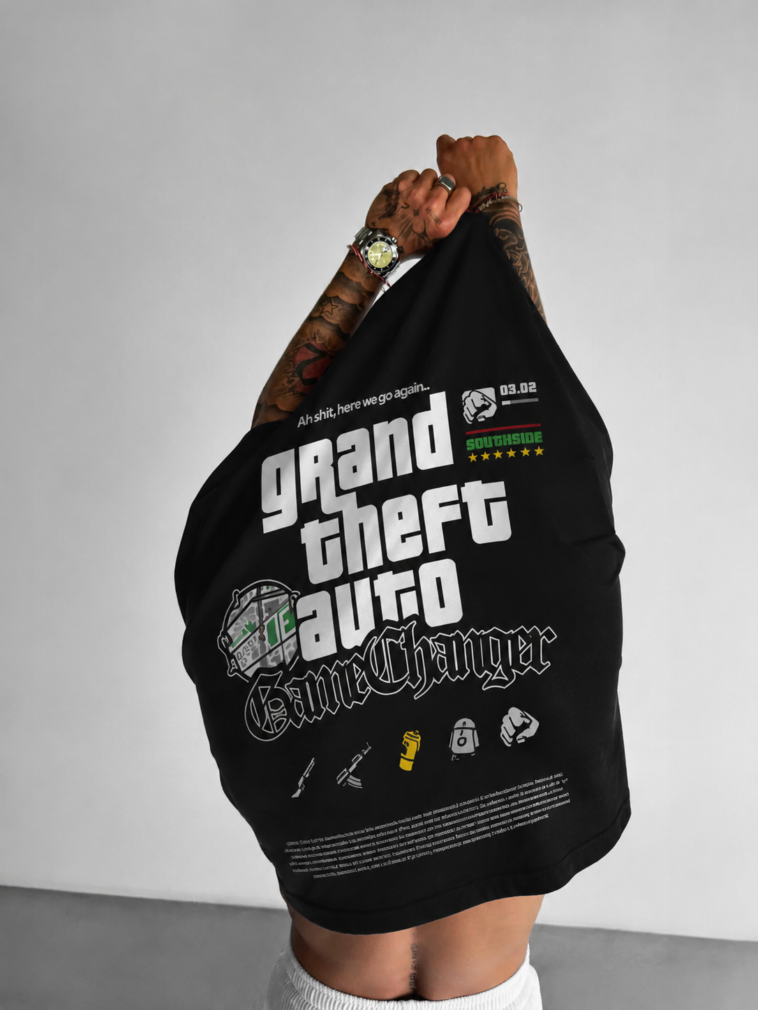 GTA Inspired Oversized Streetwear T-Shirt