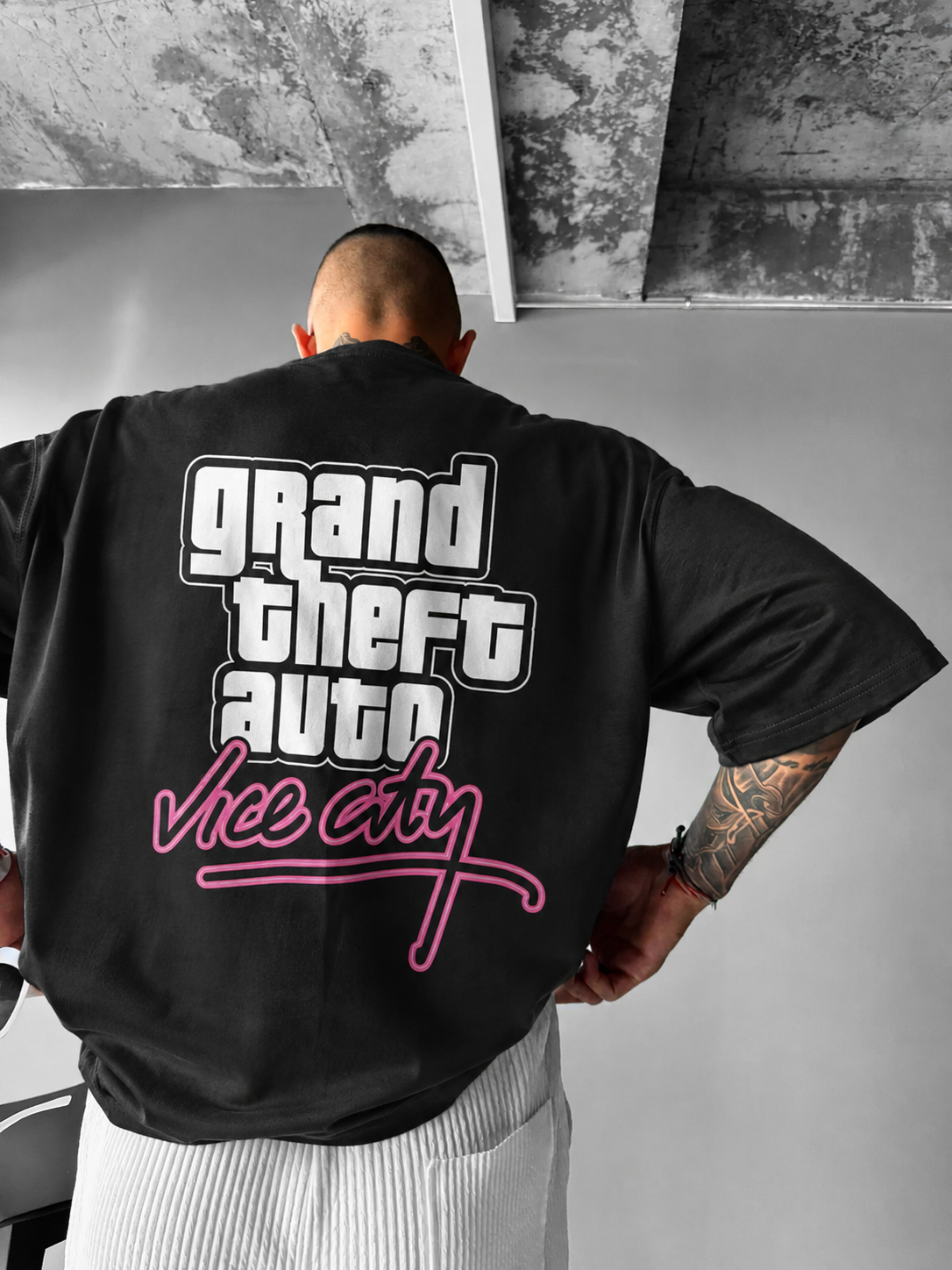 GTA "Vice City" Oversized Graphic T-Shirt