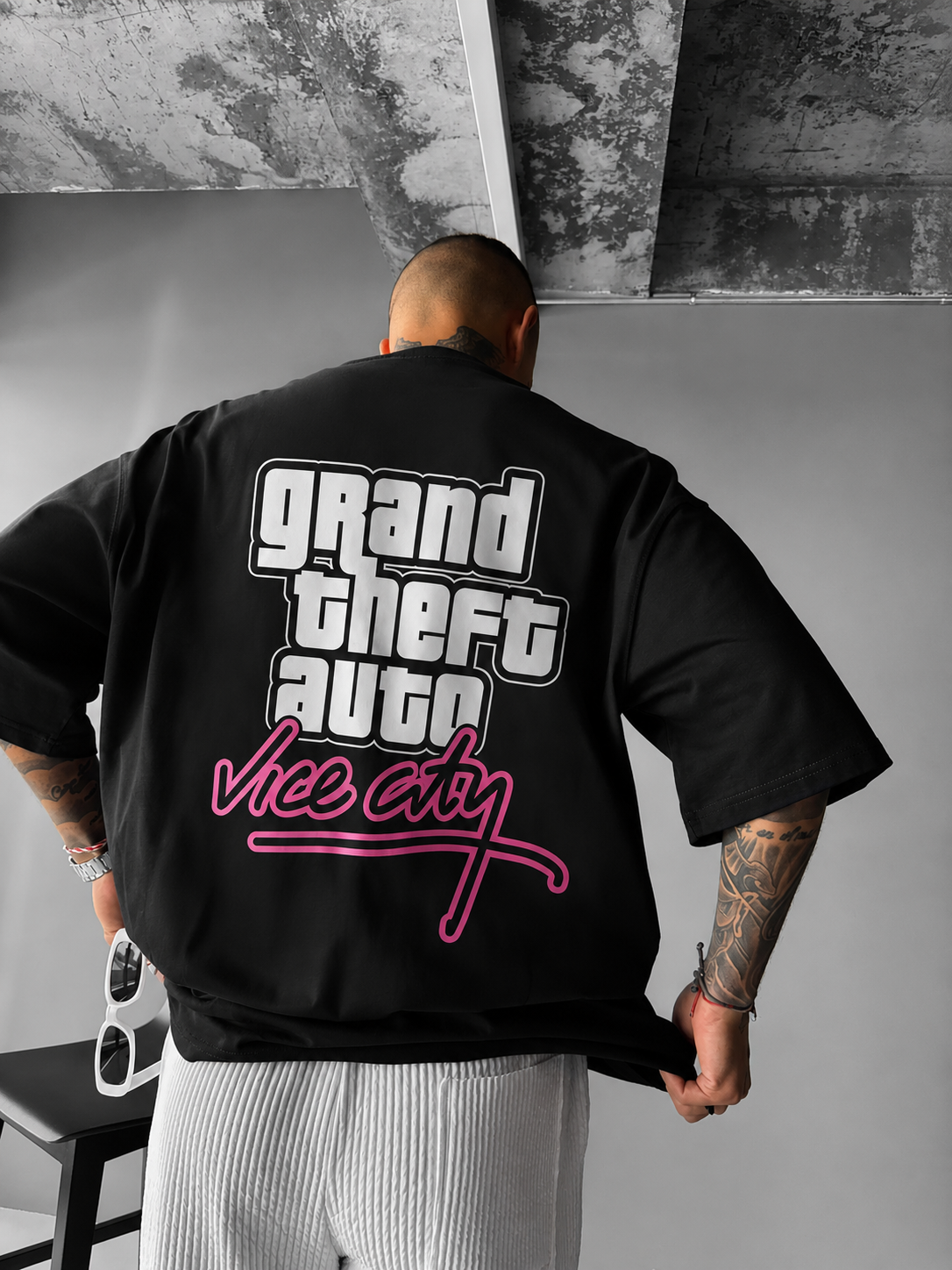 GTA "Vice City" Oversized Graphic T-Shirt