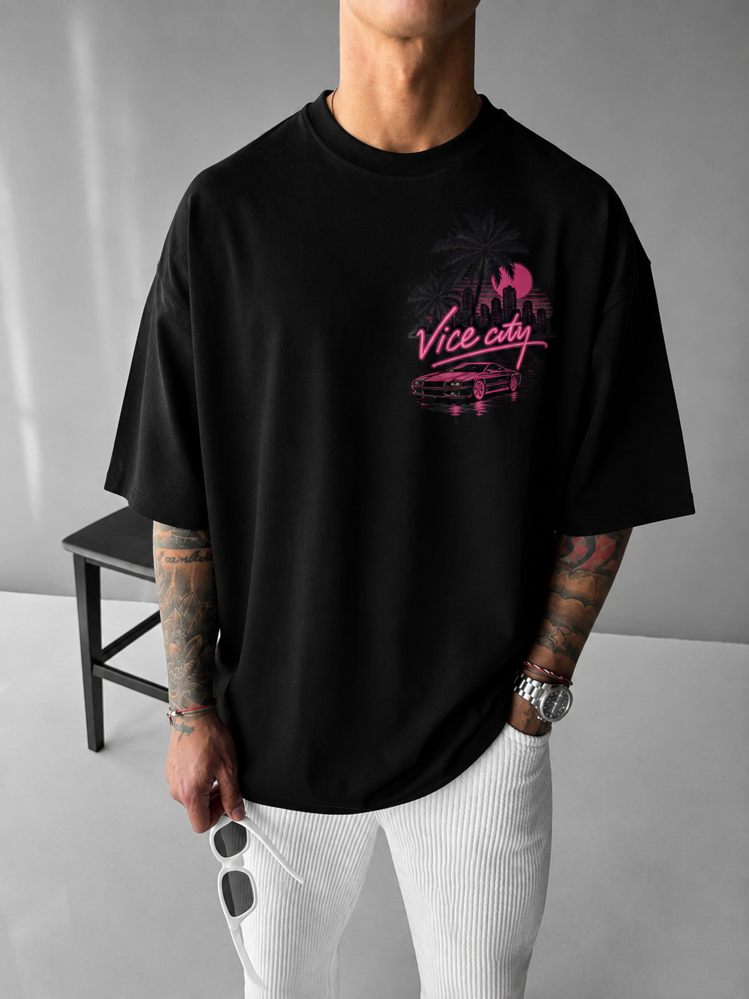 GTA "Vice City" Oversized Graphic T-Shirt