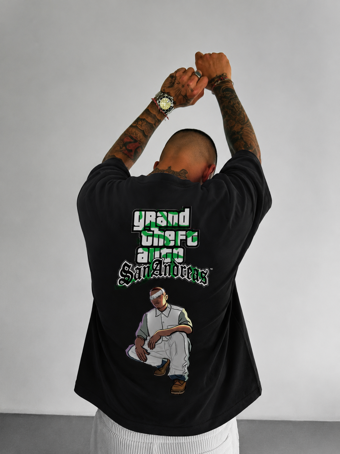 GTA: San Andreas Cesar Graphic Oversized T-Shirt