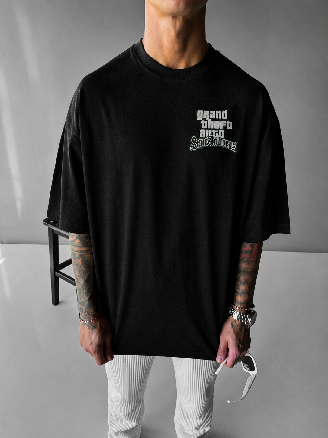 GTA: San Andreas Cesar Graphic Oversized T-Shirt