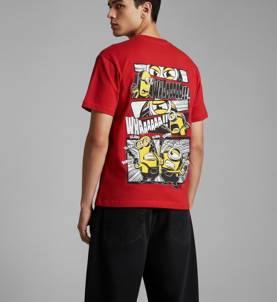 Urban Comic Street Red Regular T-Shirt