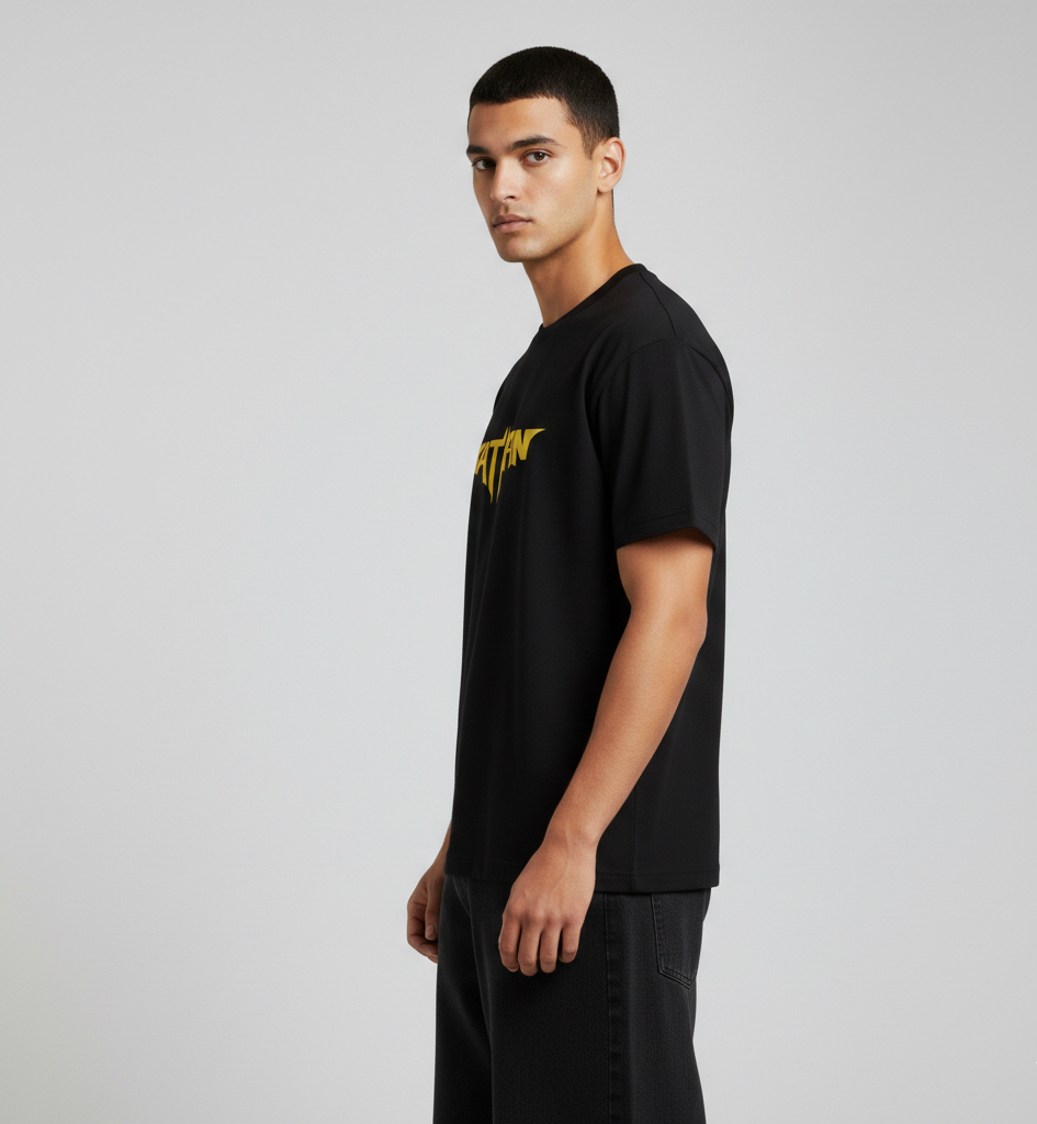 Black Batman Logo T-Shirt