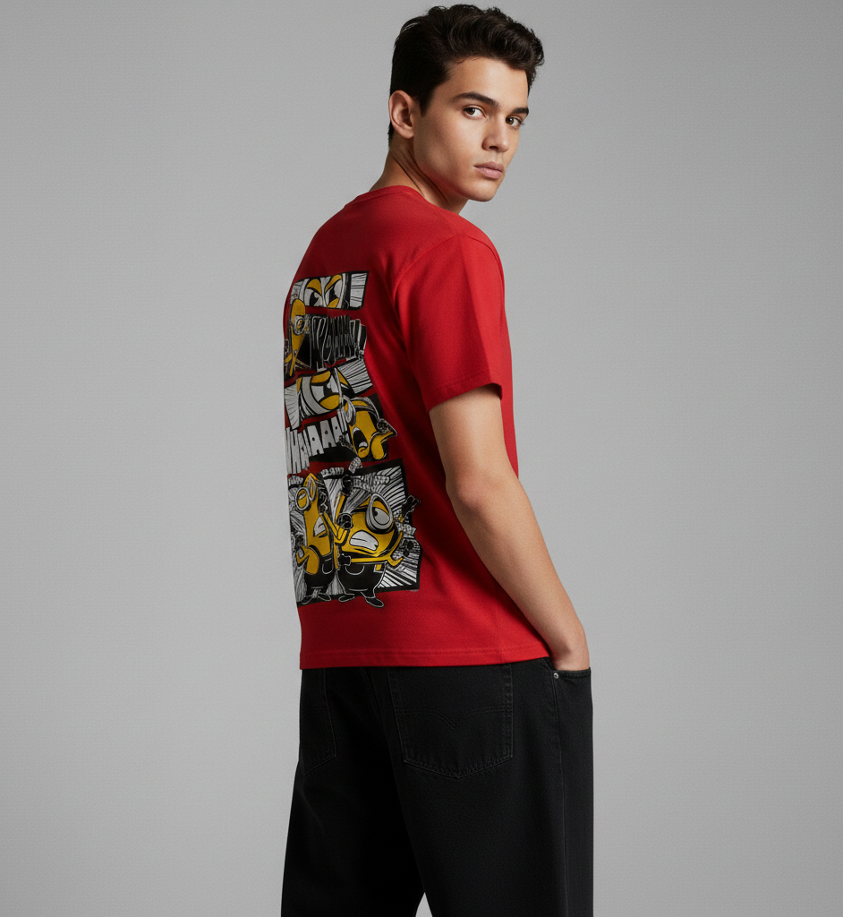 Urban Comic Street Red Regular T-Shirt