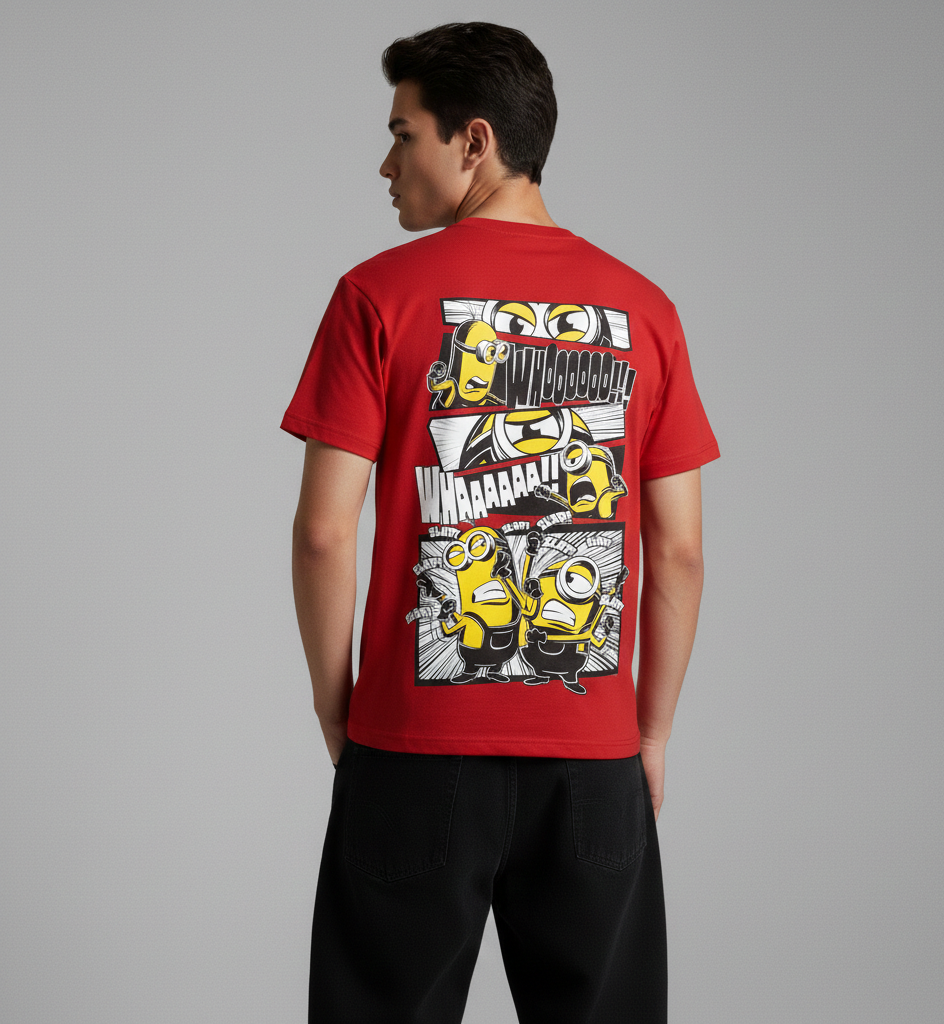 Urban Comic Street Red Regular T-Shirt