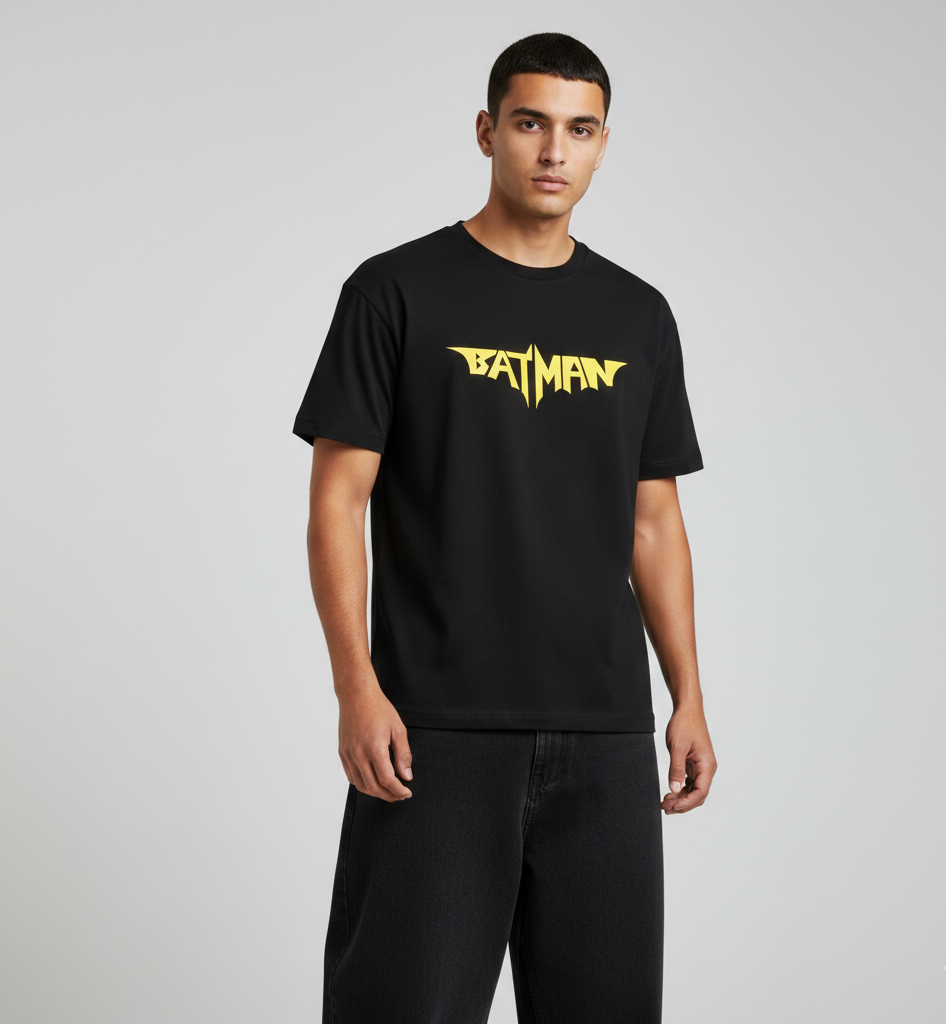 Black Batman Logo T-Shirt