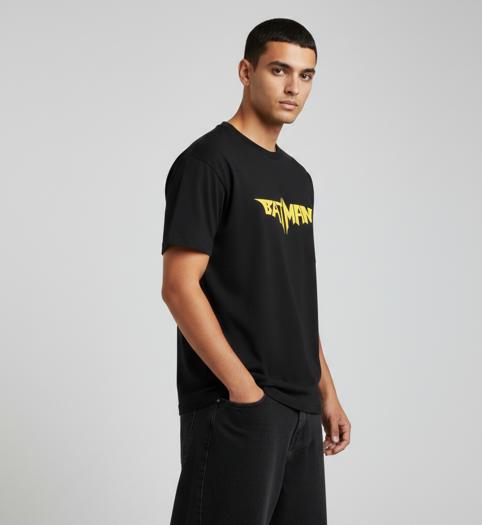Black Batman Logo T-Shirt