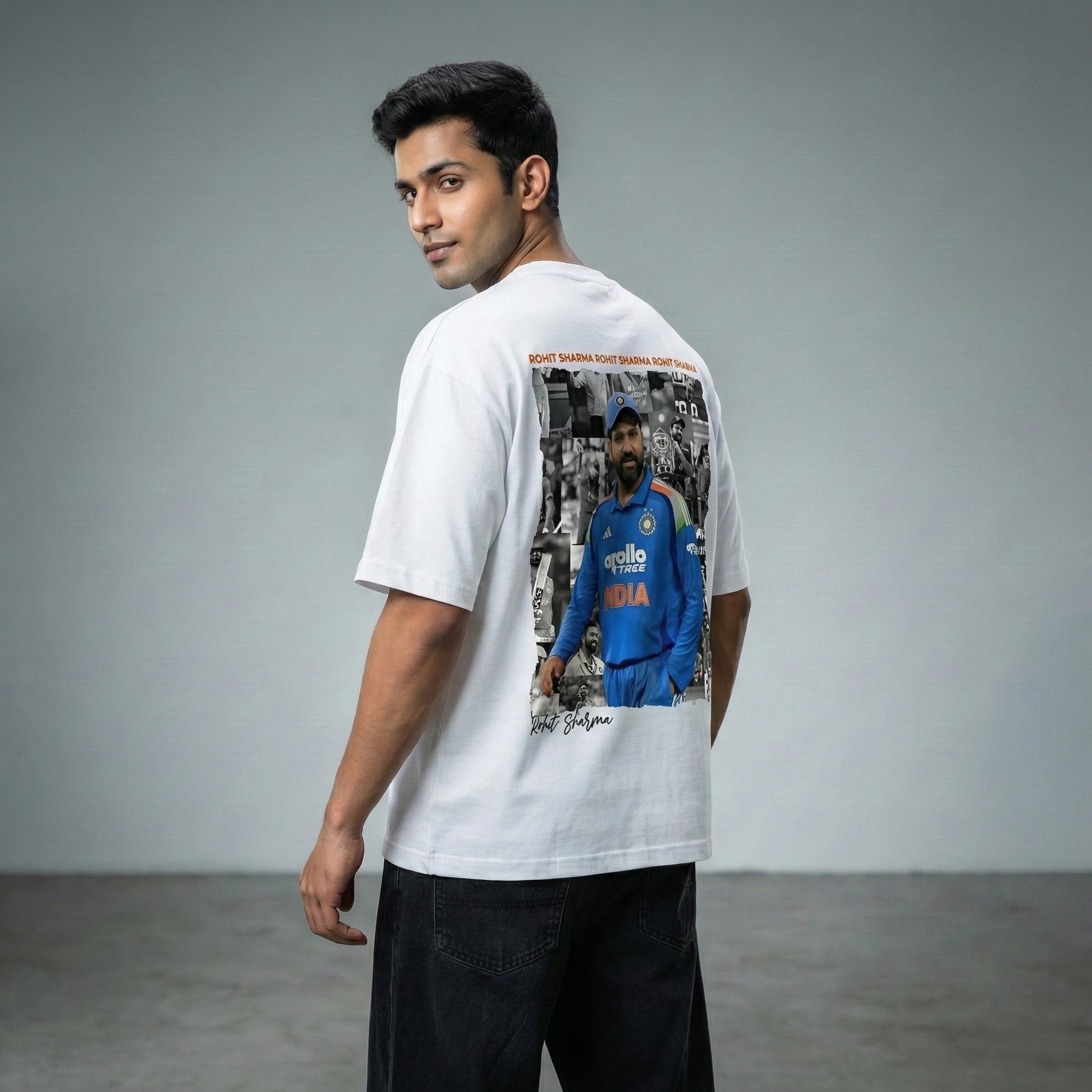 Hitman Forever – Rohit Sharma Tribute Tee- White