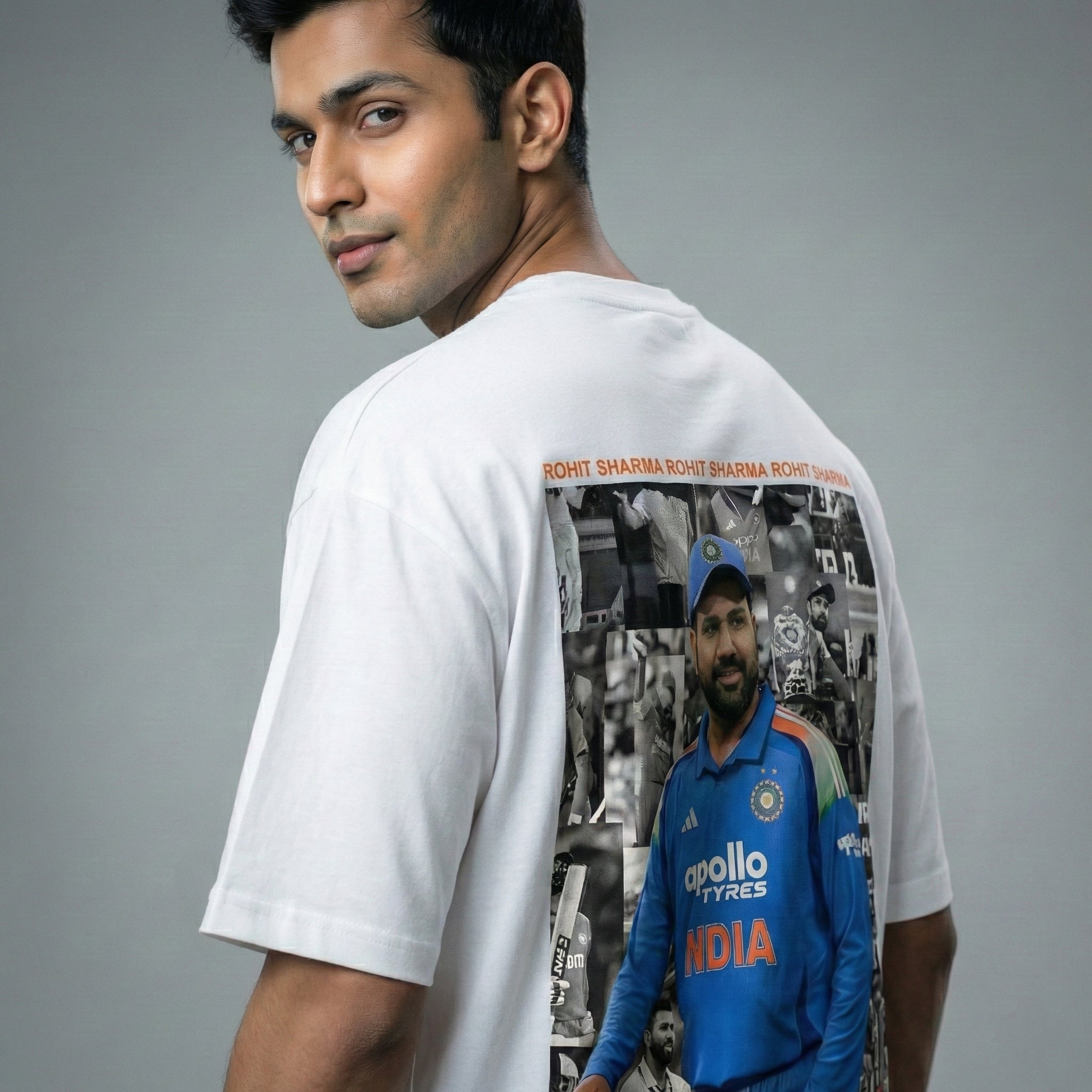 Hitman Forever – Rohit Sharma Tribute Tee- White