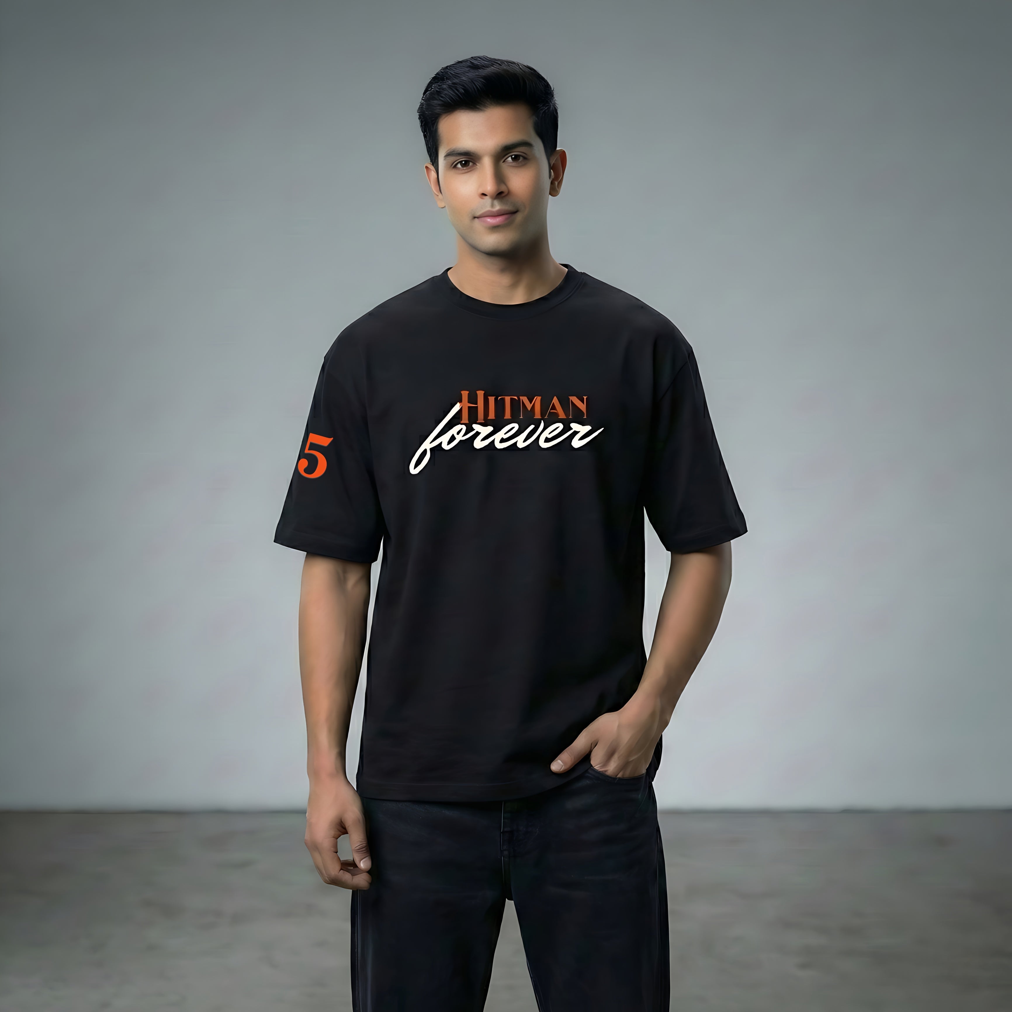 HITMAN Forever – Oversized Tribute Tee - Black