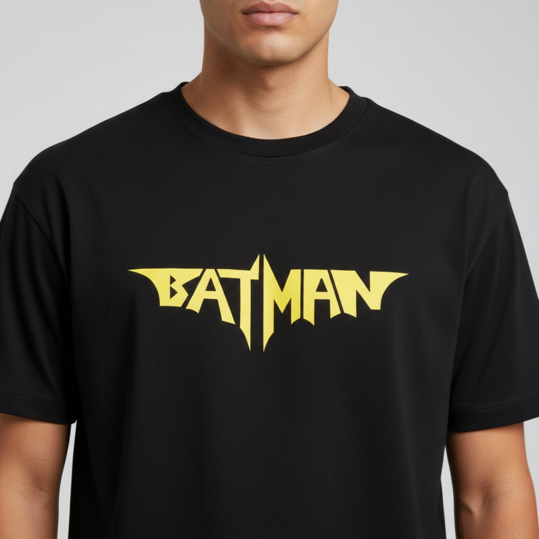 Black Batman Logo T-Shirt