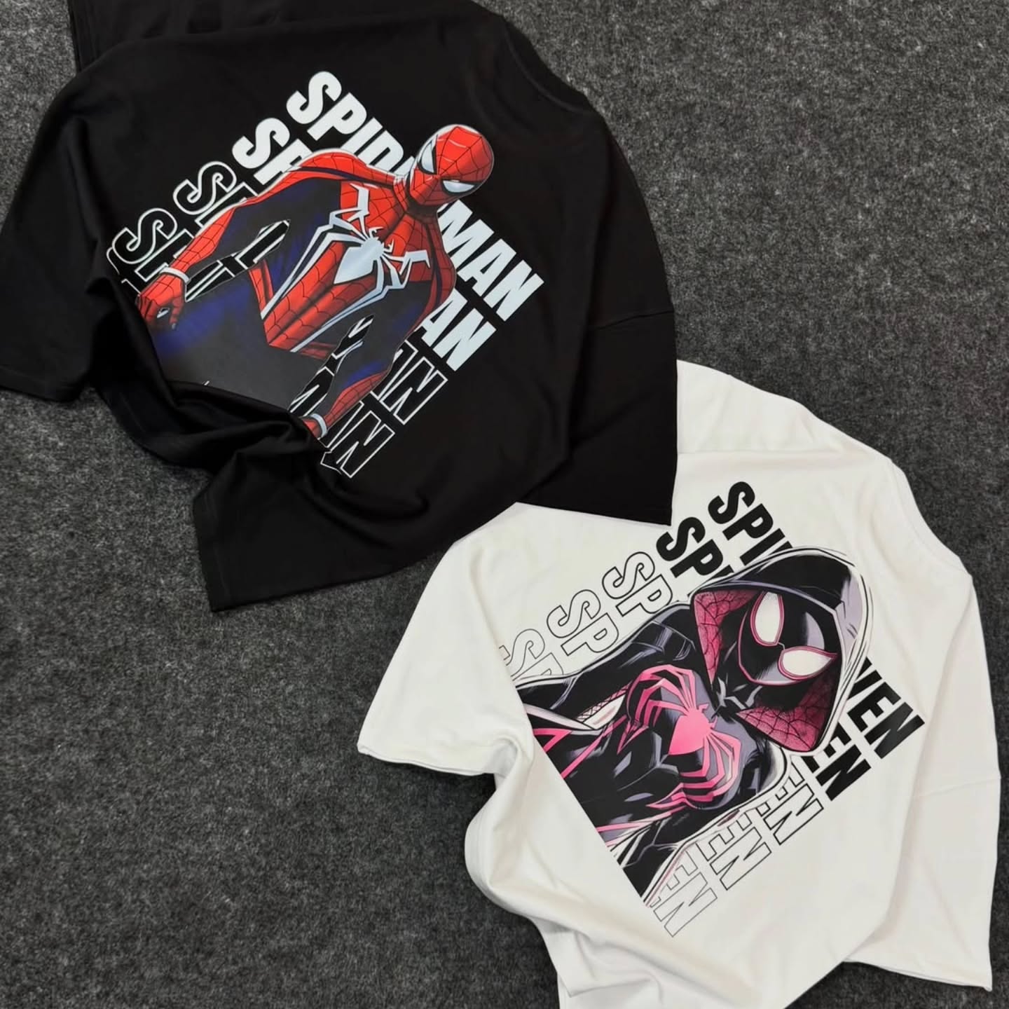 Spider-Verse Duo Oversized Graphic T-Shirt | Premium Cotton | Unisex