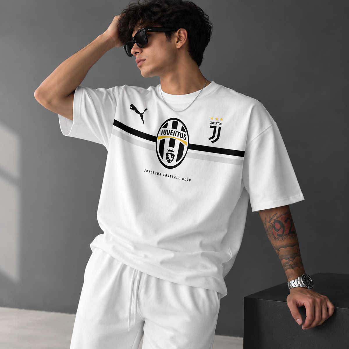 Juventus Classic Heritage Oversized Tee