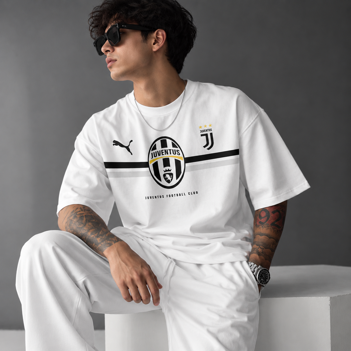 Juventus Classic Heritage Oversized Tee