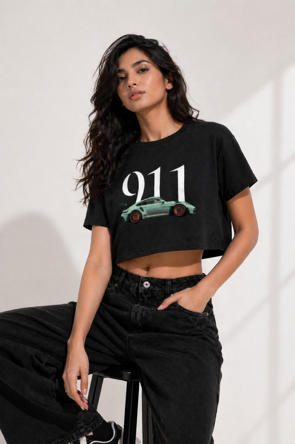 Women’s Graphic Crop Top T-Shirt