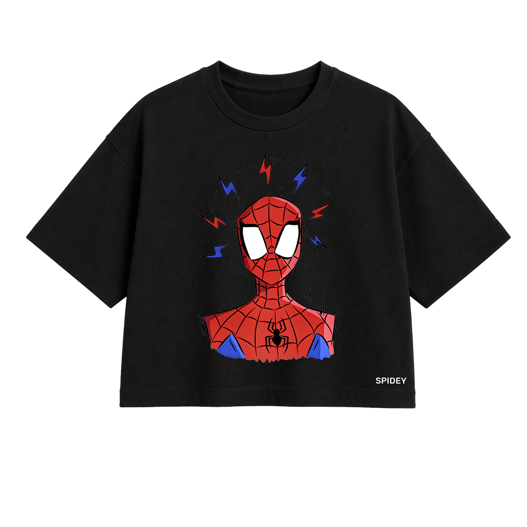 Spider Graphic Women Crop Top – Hero Streetwear Tee