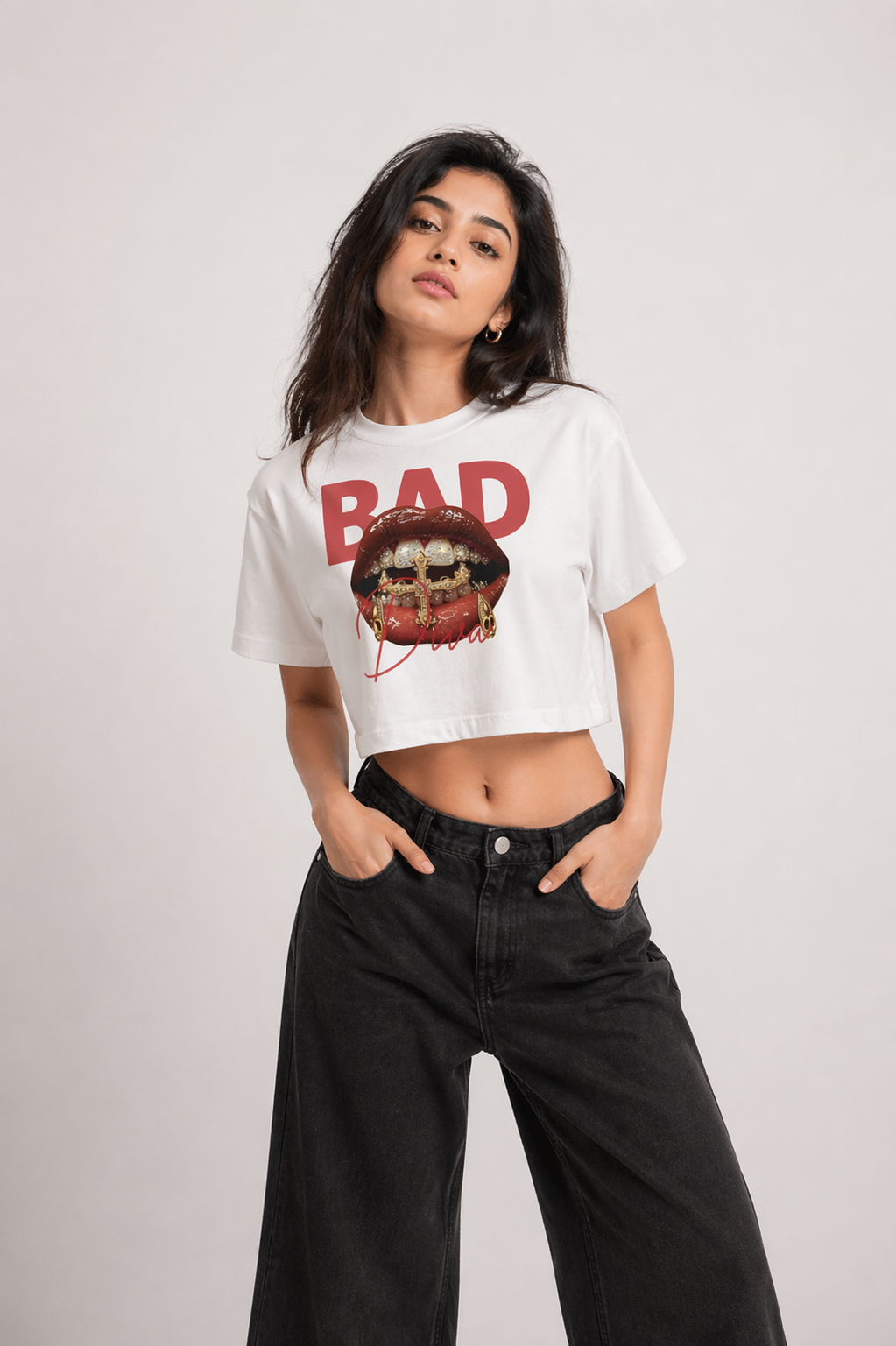 Women’s Graphic Crop Top T-Shirt
