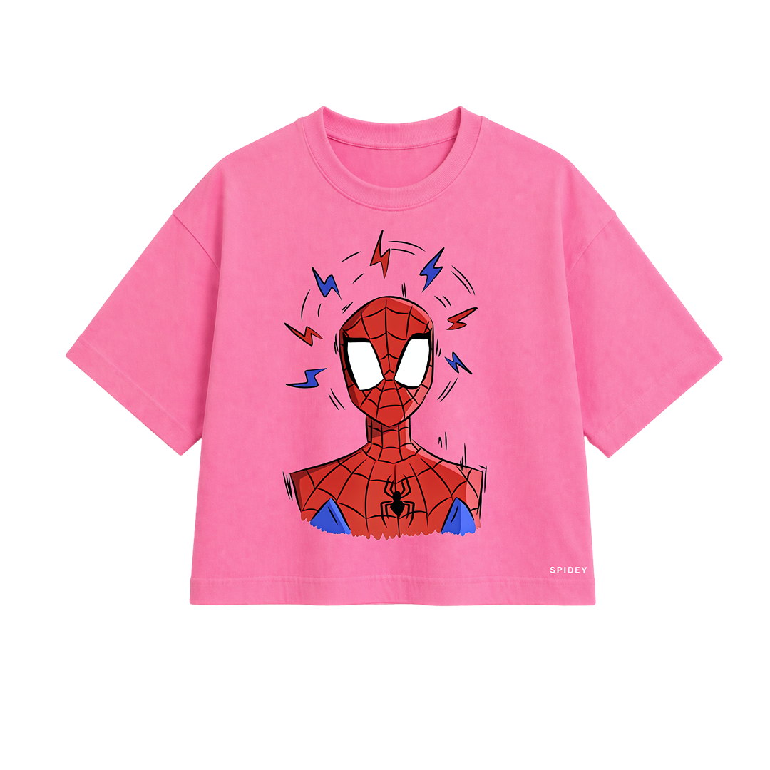 Spider Graphic Women Crop Top – Hero Streetwear Tee