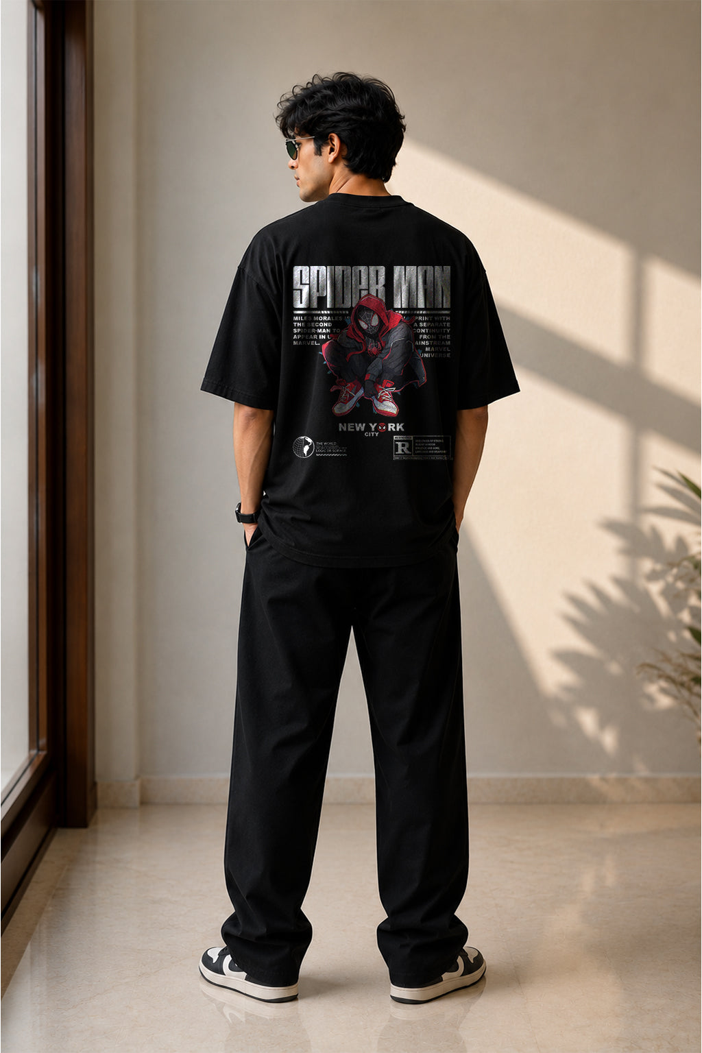 Spider-Man New York City Oversized T-Shirt | Streetwear Collection by PrintedSoul