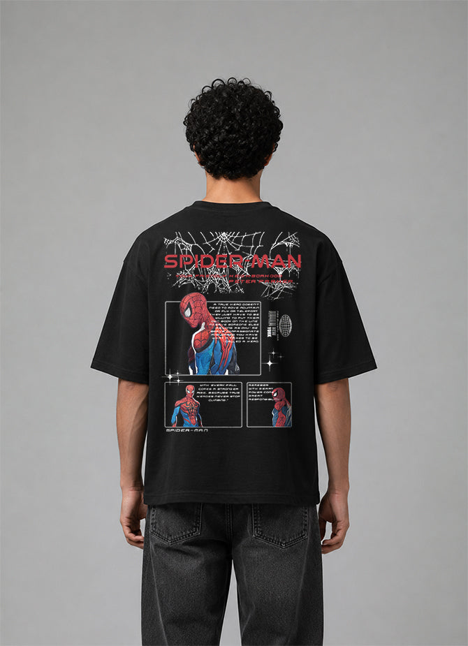 Spider-Man Vintage Comic Oversized T-Shirt | Streetwear Edition by PrintedSoul